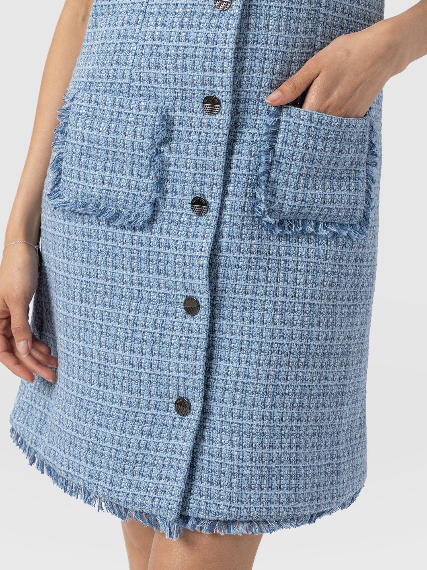 Luther Mini Dress Pale Blue - Women's Dresses | Saint + Sofia® EU